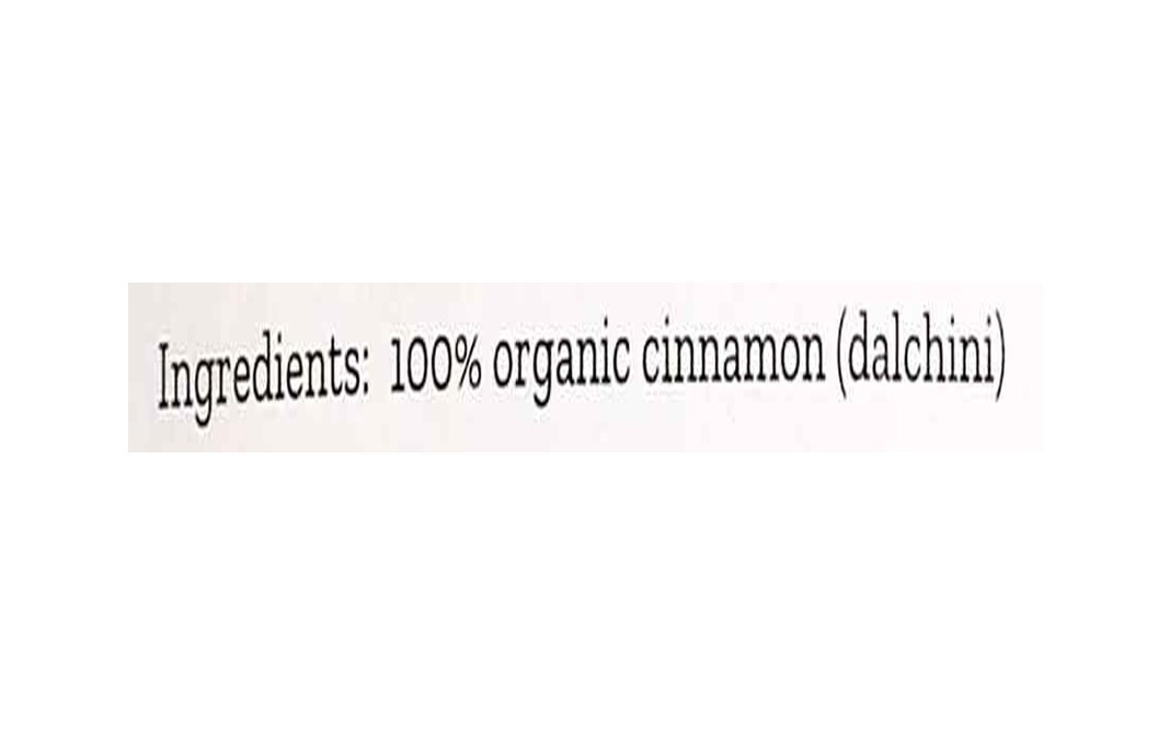 Conscious Food Cassia Bark (taj) Cassia Cinnamon (dalchini) Organic   Pack  50 grams